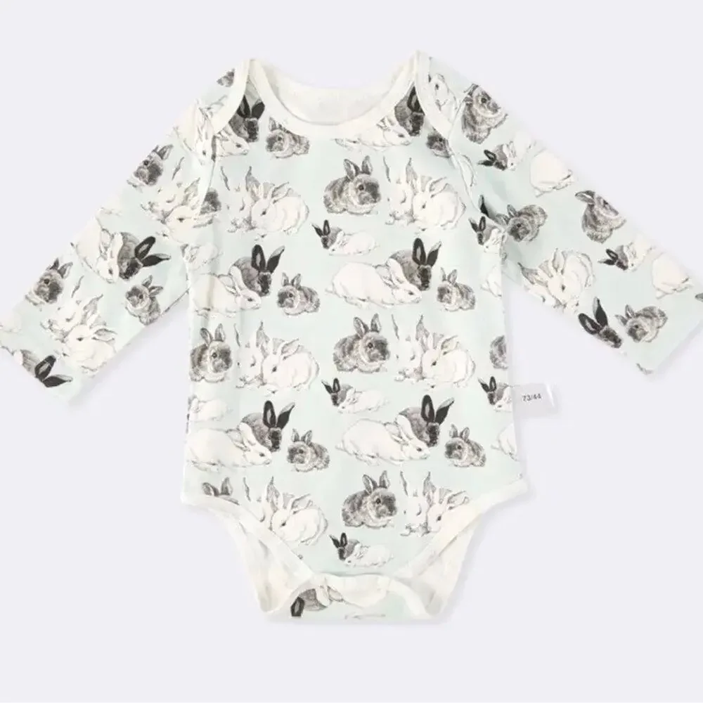 New  lot bundle of 3 long sleeved baby rompers 3-6 months